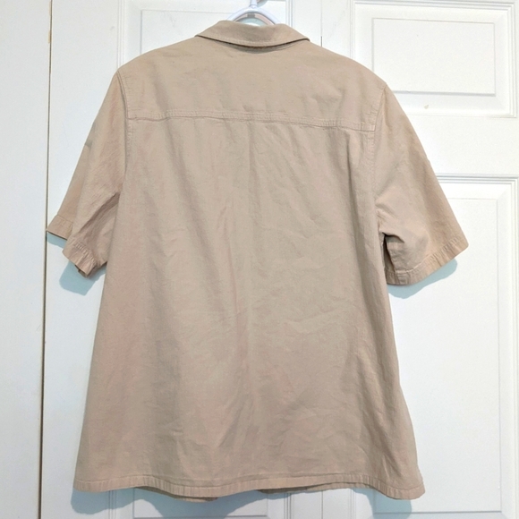 Cream Button-up Shirt by Penningtons - 1X - Y2K - Picture 3 of 6